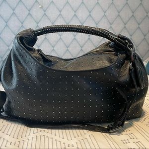 Kenneth Cole silver studded bag